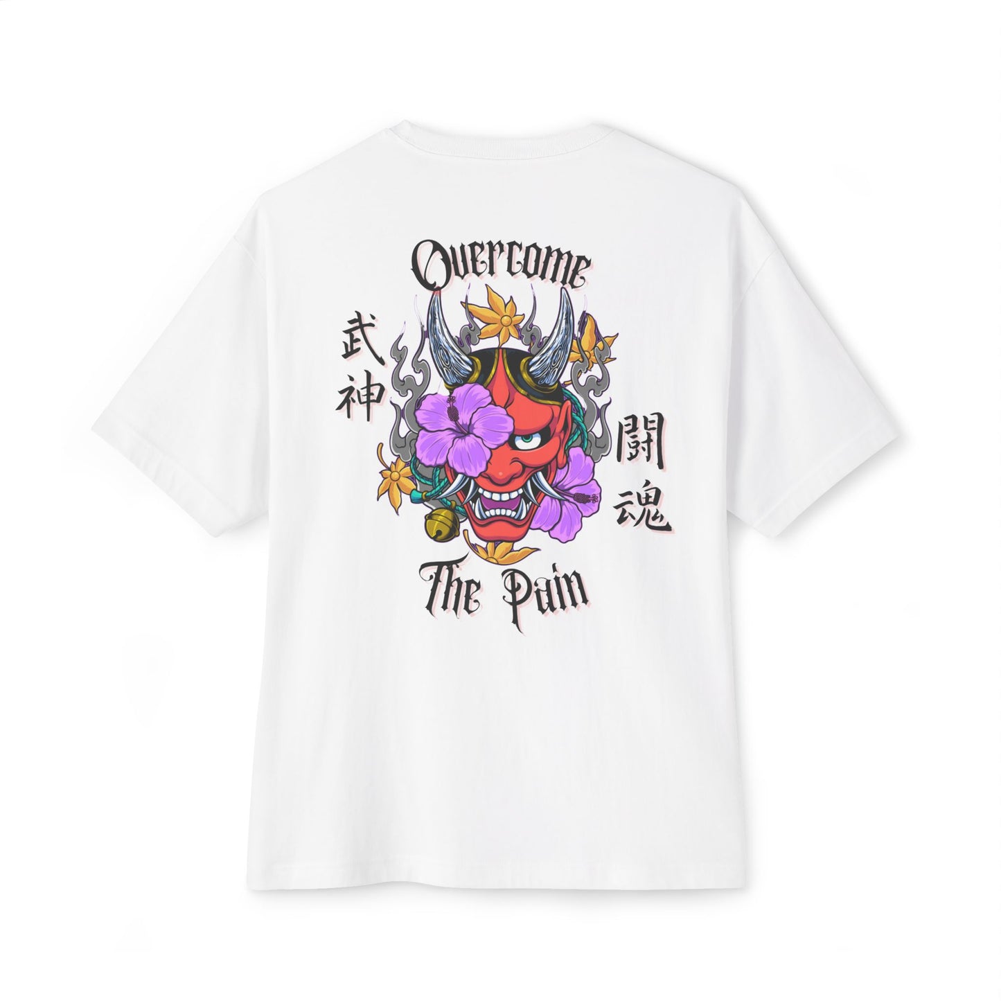 Oni Mask T-Shirt – 'Overcome The Pain'