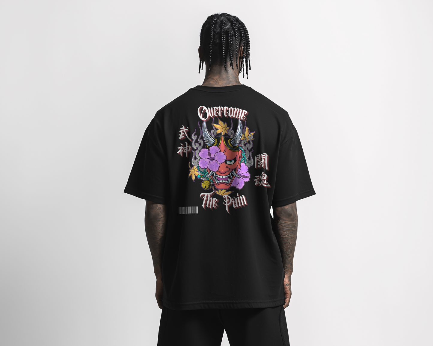 Oni Mask T-Shirt – 'Overcome The Pain'