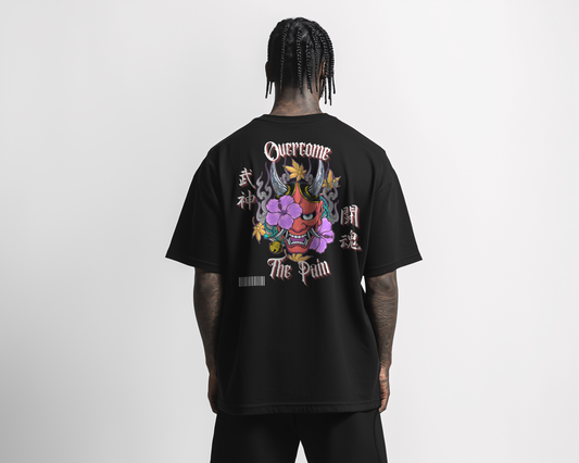 Oni Mask T-Shirt – 'Overcome The Pain'