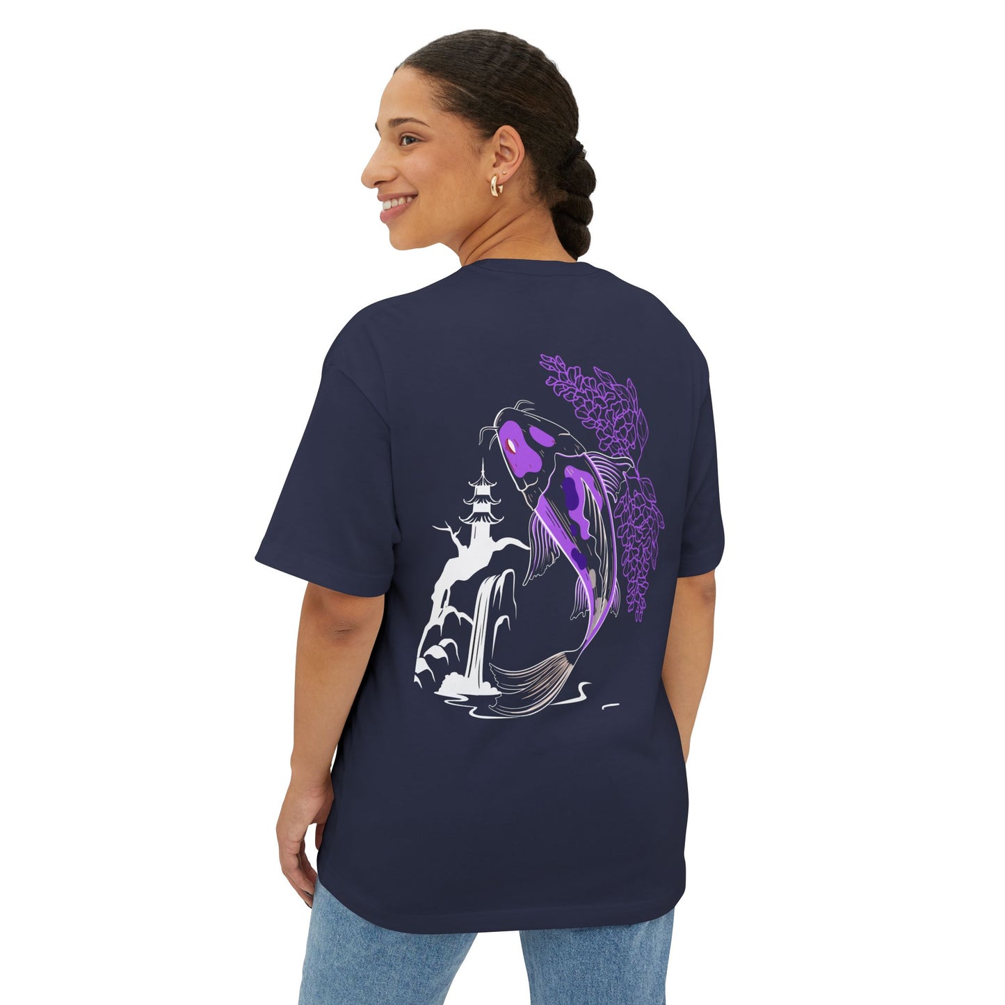 Eternal Flow – Koi & Wisteria Tee