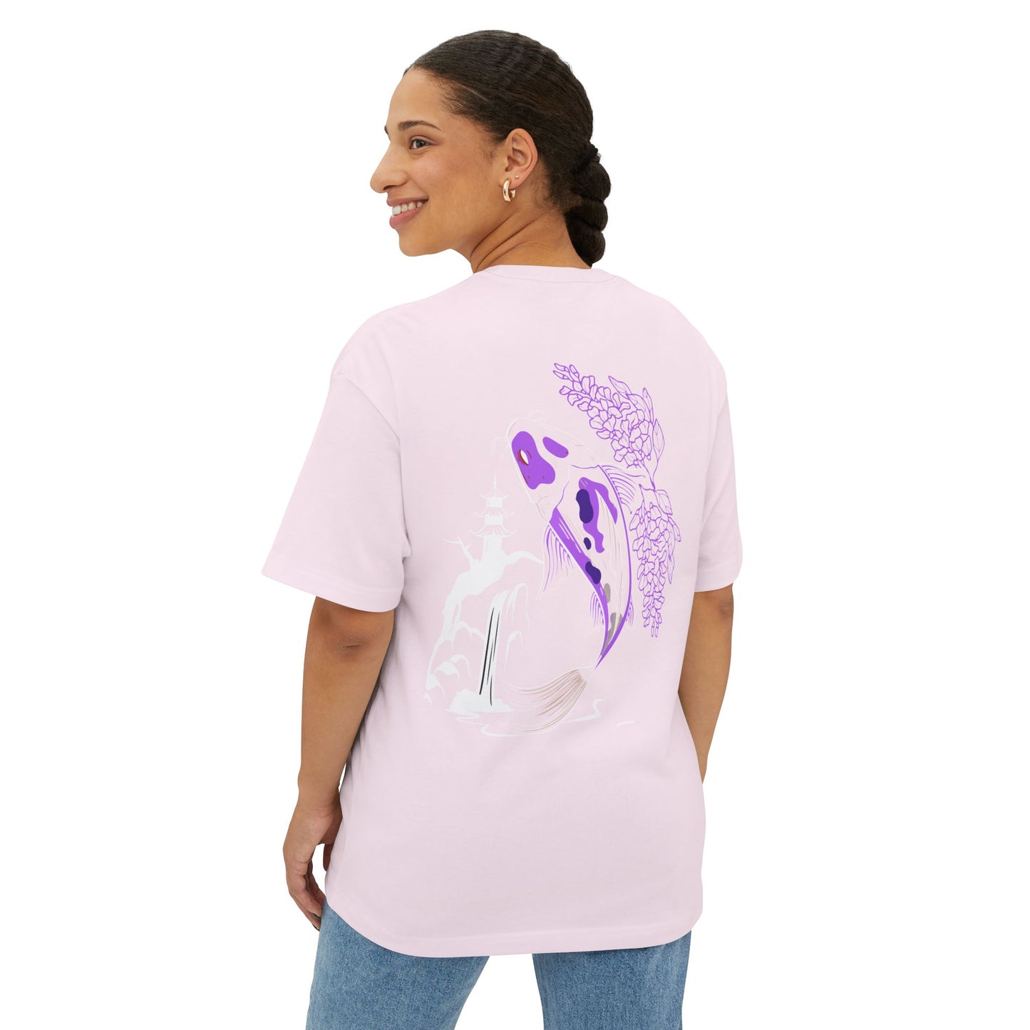 Eternal Flow – Koi & Wisteria Tee