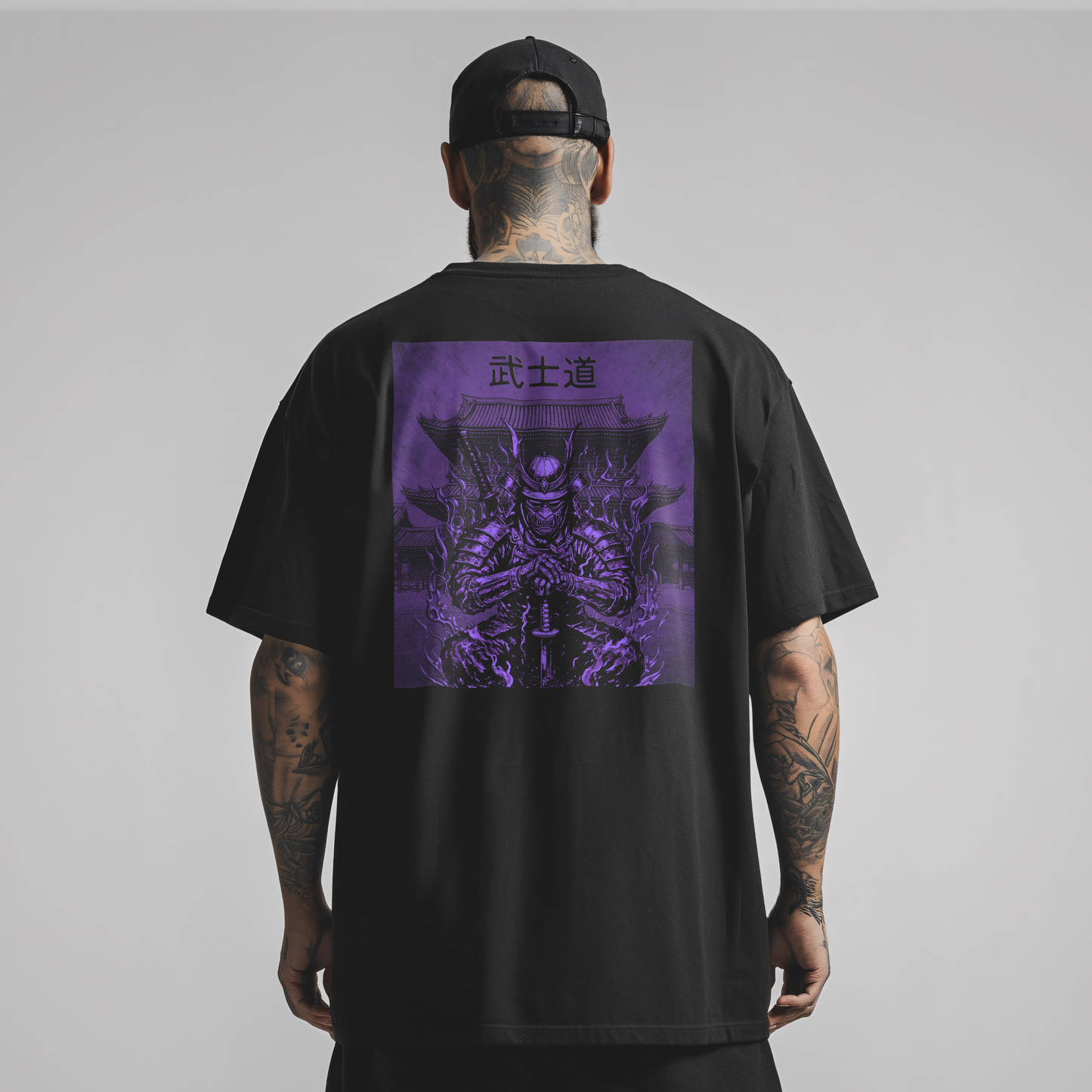Flame T-Shirt – 'Samurai Spirit'
