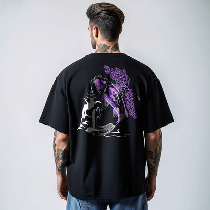 Eternal Flow – Koi & Wisteria Tee